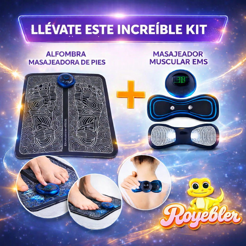 MASAJEADOR DE PIES ELECTRICO + BODYRELX